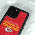 NFL Kansas City Chiefs Super Bowl LVII Champions iPhone 15 Pro Waterproof Case